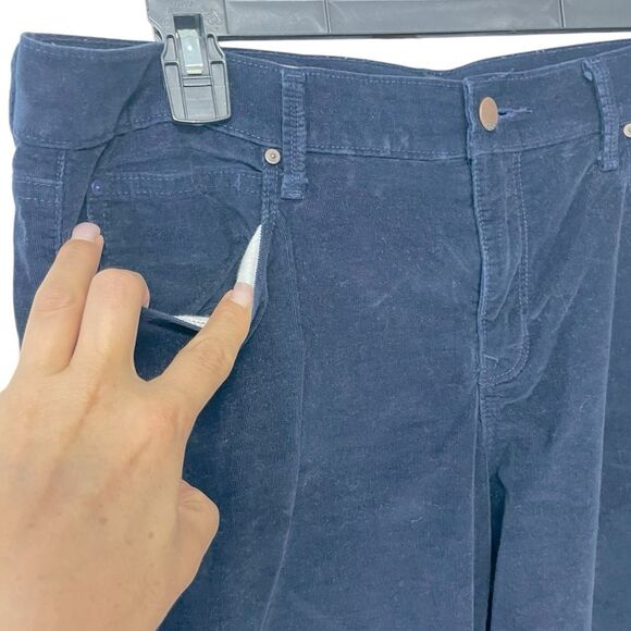 Gap 1969 Navy Blue Corduroy Legging Jean Size 32R - Picture 6 of 11